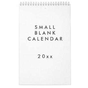 Kleine lege kalender - U kunt deze personaliseren