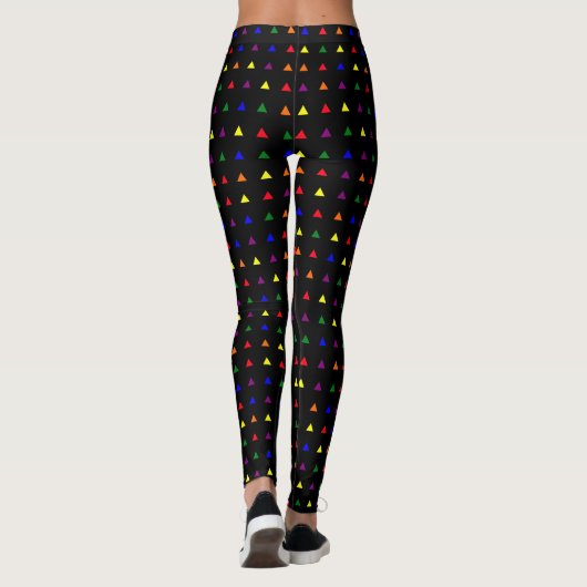 Kleine Leggings met driehoeken Patroonkleuren (Achterkant)