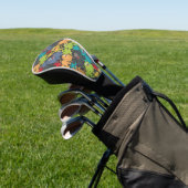 Kleine leuke grappige monsters golfheadcover (Insitu)