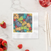 Kleine leuke grappige monsters servet (Insitu)