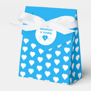 Kleine liefje 1e verjaardag bedankdoosjes