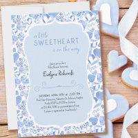 Kleine liefje Blauwe Liefje Baby shower