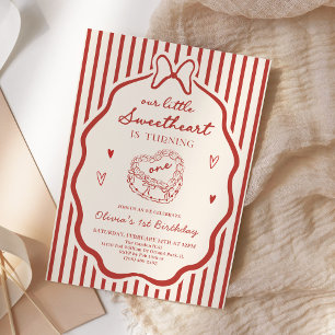 Kleine Liefje Eerste Verjaardag Valentijnsdag Kaart