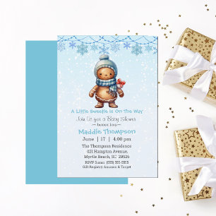 Kleine Liefje Peperkoek Kerst Baby Shower Kaart
