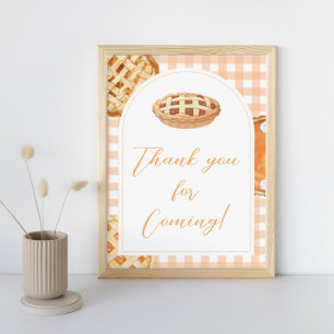 Kleine lieve schat babyshower bedankbord poster