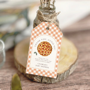 Kleine lieve schat herfst baby shower cadeaulabel