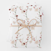 Kleine lieveheersbeestje patroon Boho Inpakpapier Vel (In situ)