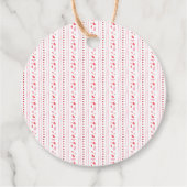 Kleine lieverd is op weg meisje Baby shower Bedankjes Labels (Achterkant)