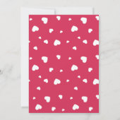 Kleine lieverd is op weg meisje baby shower kaart (Achterkant)