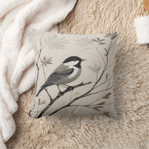 kleine lijnen Vogels schilderen Slank ontwerp Kussen