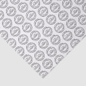 Kleine Logo Aangepast bedrijf Tissuepapier (Detail)