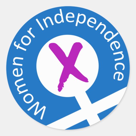 Kleine logo-stick ronde sticker (Voorkant)