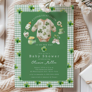 Kleine Lucky Charm Baby Shower Uitnodiging