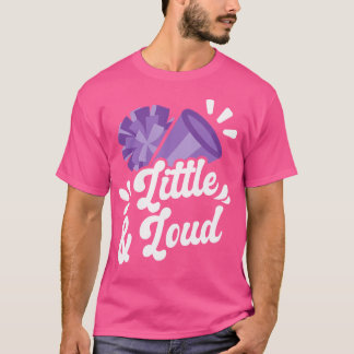 Kleine luidruchtige cheerleader cheerleading t-shirt