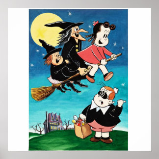 kleine lulu en heksen poster