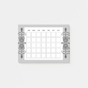 kleine maandkalender post-it® notes