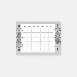 kleine maandkalender post-it® notes