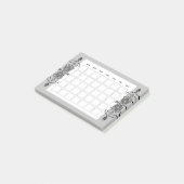 kleine maandkalender post-it® notes (Schuin)