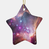 Kleine magellanic Cloud Galaxy Space Keramisch Ornament (Links)