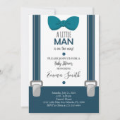 Kleine Man Baby shower uitnodiging (Voorkant)