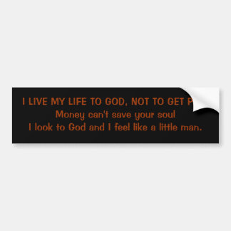 Kleine man bumpersticker