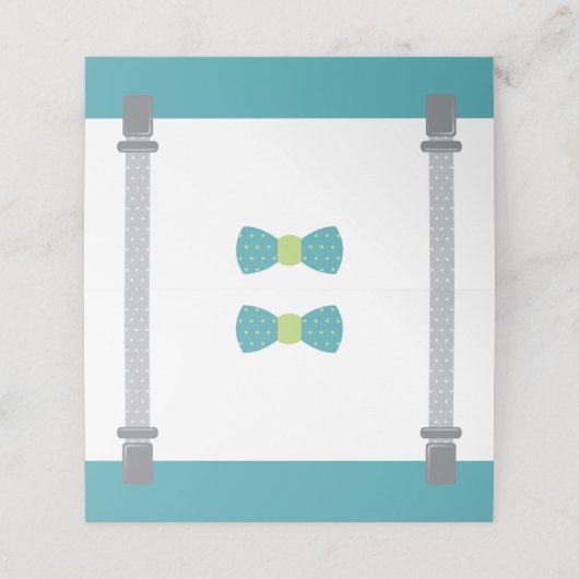 Kleine Man plaats kaarten, voedsel Kaarten (Buitenkant ongevouwen)