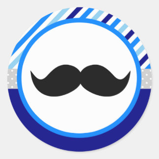 Kleine Mannen Baby showers stickers