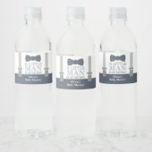 Kleine Mannen Flessenwikkelaar met Bow-Stropdas Waterfles Etiket (Flessen)