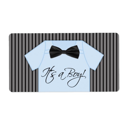 Kleine Mannen waterflesetiketten Etiket (Voorkant)