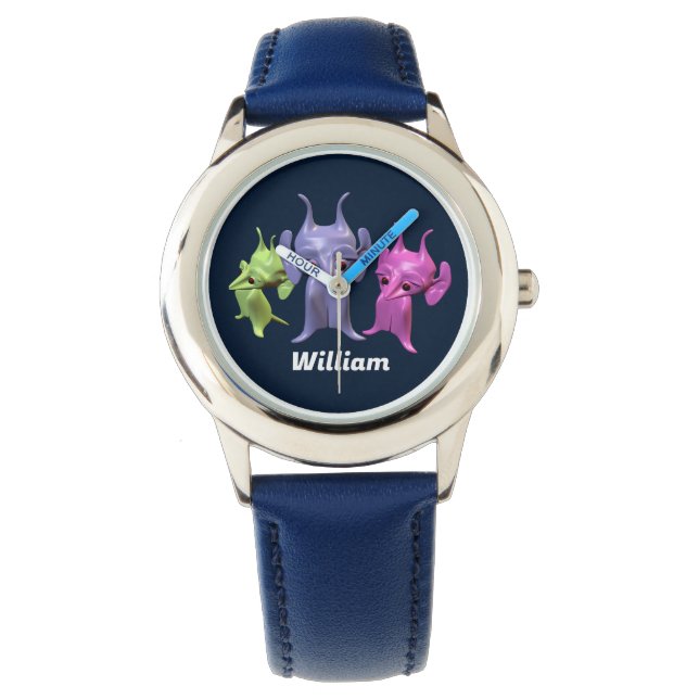 Kleine martianen gepersonaliseerd horloge (Voorkant)