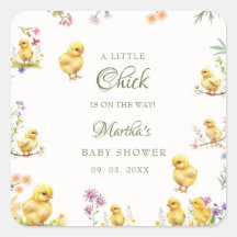 Kleine meid is op weg naar boerderij baby shower