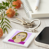 kleine meid sleutelhanger (Voorkant Rechts)