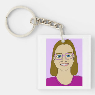 kleine meid sleutelhanger