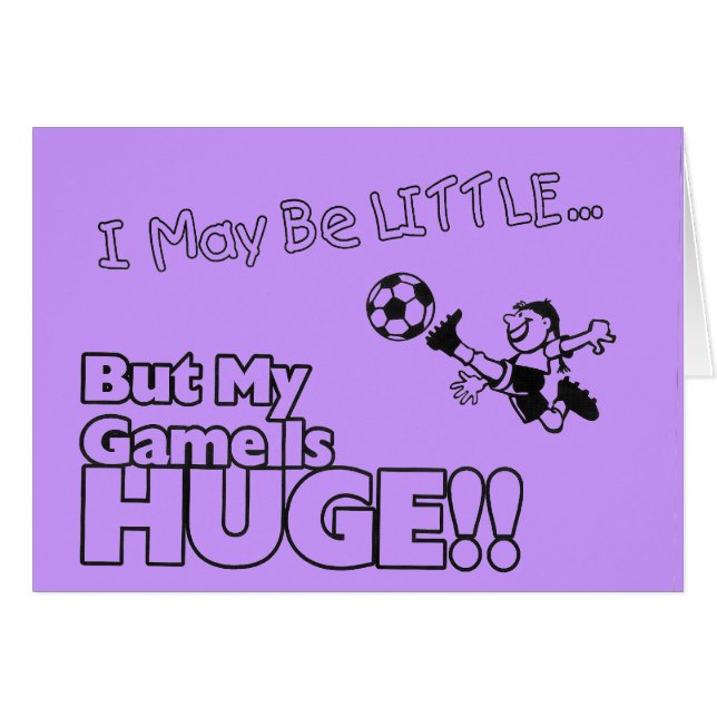 Kleine meid SOCCER (Voorkant Horizontaal)