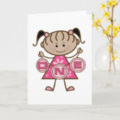 Kleine Meisje 1e Verjaardag T-shirts en geschenken Kaart (Gele Bloem)