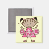 Kleine Meisje 1e Verjaardag T-shirts en geschenken Magneet (Voorkant / Achterkant)