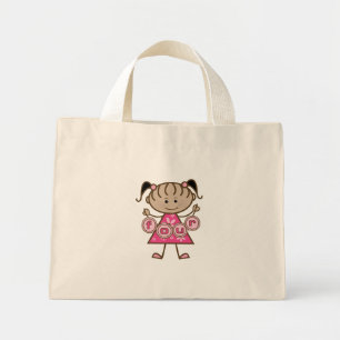 Kleine Meisje 4e Verjaardag Tshirts en Gifts Mini Tote Bag