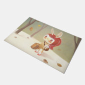 Kleine Meisje Verloren in het Bos Deurmat (Schuin)