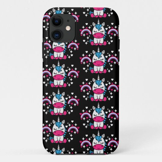 Kleine Meisjes Eenhoorn Pony Case-Mate iPhone Case (Achterkant)