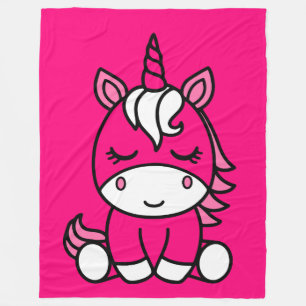Kleine Meisjes Eenhoorn Pony Fleece Deken