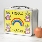 Kleine meisjes Eenhoorn Terug naar school (In situ)