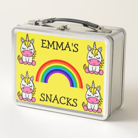 Kleine meisjes Eenhoorn Terug naar school (Voorkant)