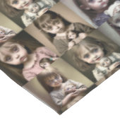 Kleine Meisjes met Creepy Antiek Doll Halloween Tafelkleed (Gekanteld)