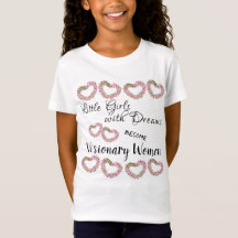 Kleine meisjes met dromen worden vrouwen met visie