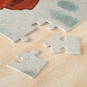 kleine meisjes met pakketten legpuzzel (Zijkant)