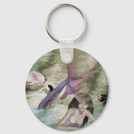 Kleine Mermaid Sleutelhanger (Voorkant)