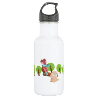 Kleine mestkonijnen waterfles 