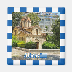 Kleine Metropolis-kerk in Athene, Griekenland reiz Magneet
