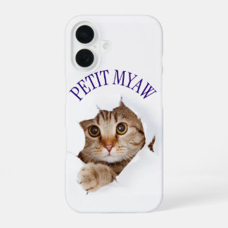 kleine miauw iPhone 16 hoesje