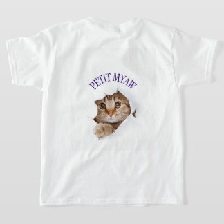 kleine miauw t-shirt